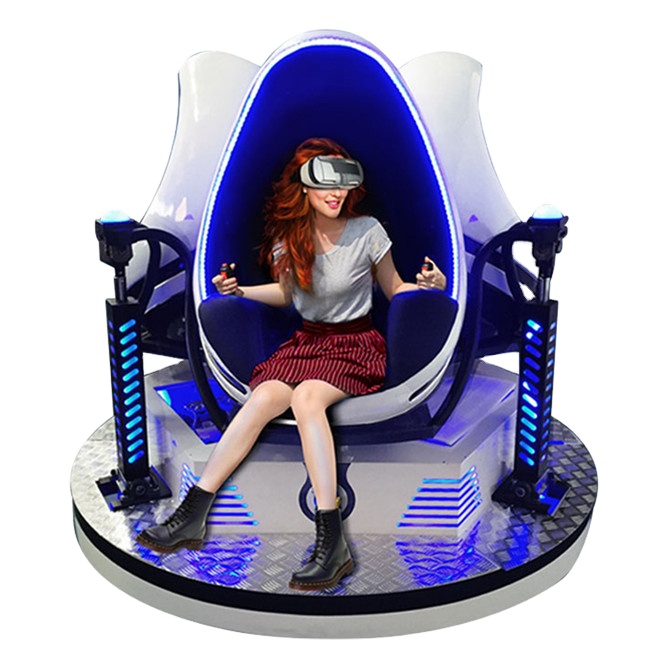 Top selling product virtual reality 9d cinema multiplayer egg chair with 3 seats for vr park