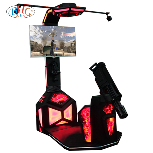 hotest htc vive gatling gun shooting war simulator for vr theme park and amusement park