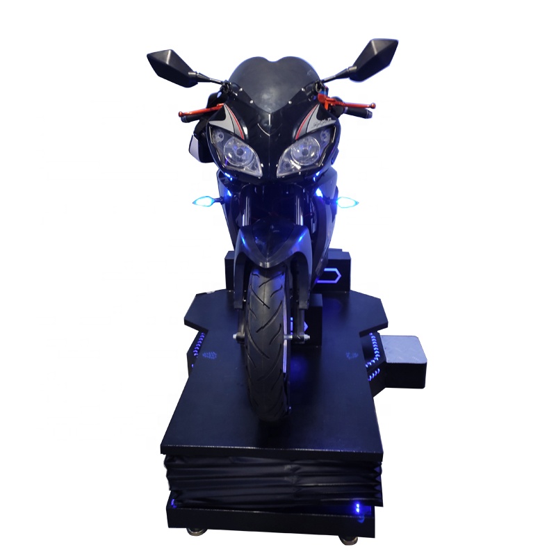 newest real electric motorbike racing device  vr driving motorcycle simulator ride on car