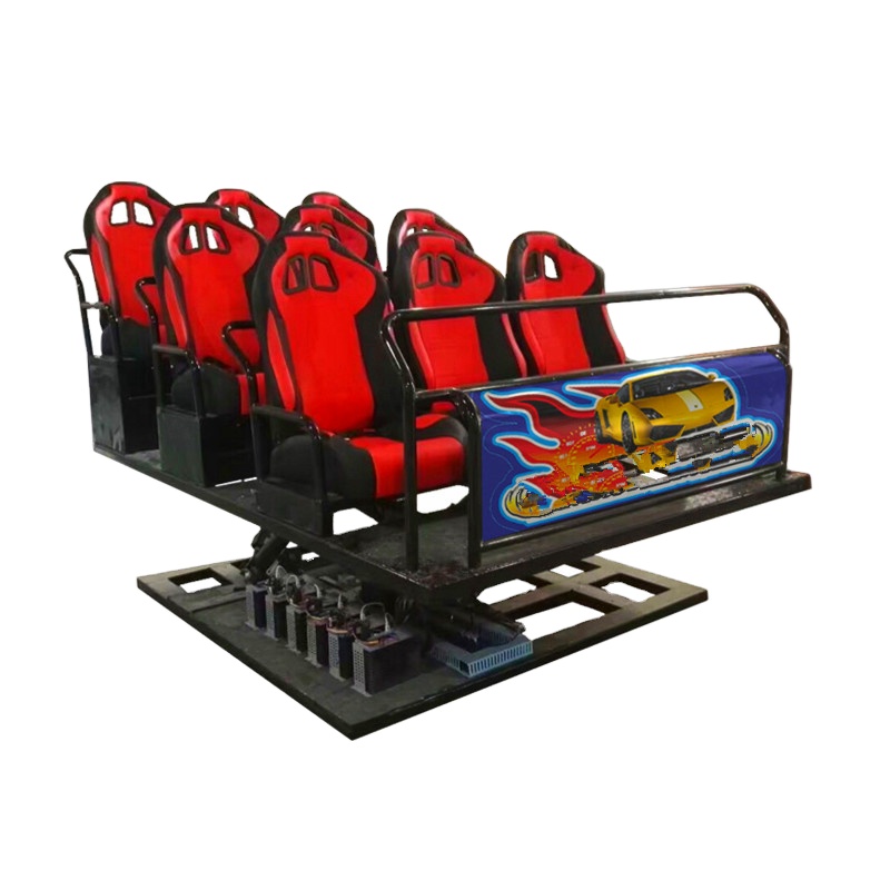 5D 7D 9D 12D indoor 9 seats VR dynamic cinema simulator Roller Coaster game machine for mall/home/theater