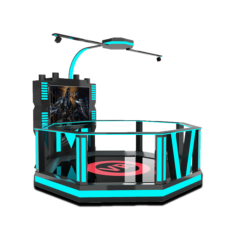 indoor 9D VR game machine shooting animatronic simulator on game playground