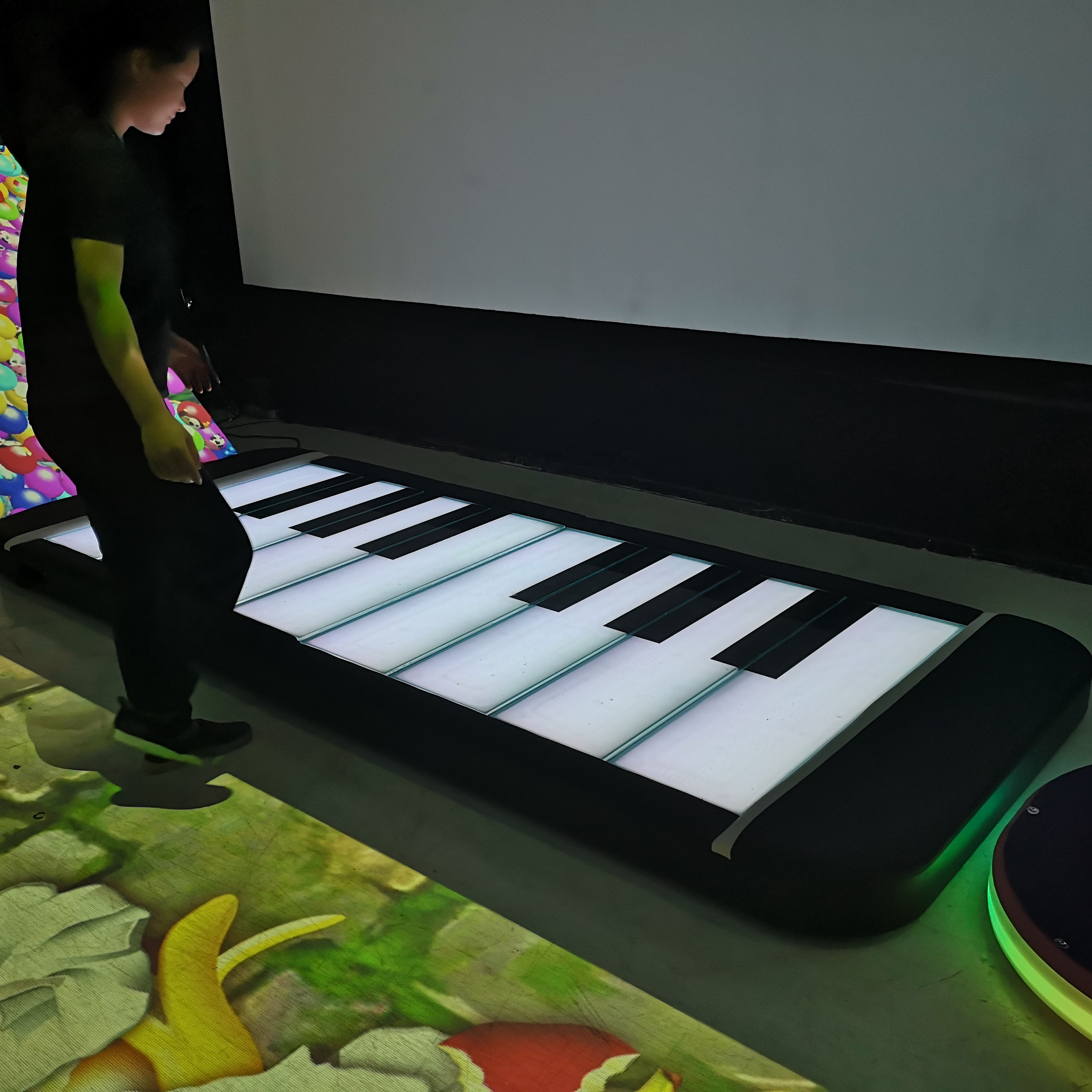 outdoor/ indoor interactive floor games floor piano with interactive music piano floor games