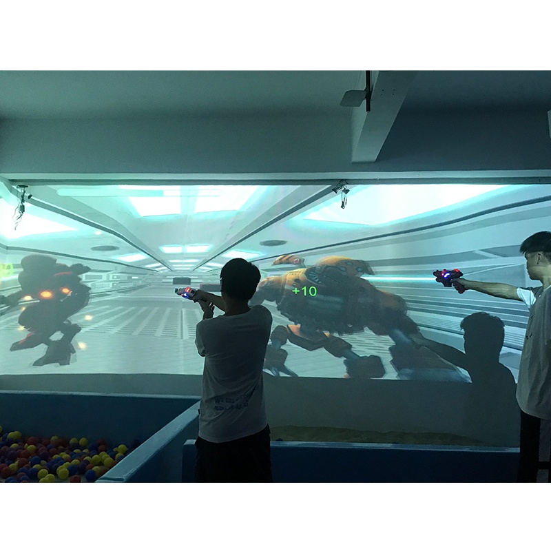 Fun AR interactive projector immersive shooting games indoor game theme park for kids